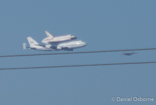 Shuttle Endeavour's final flyover.